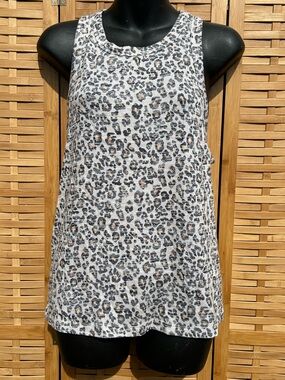 🐾2/$8- Z Supply Leopard Print Racerback Tank - White, Gray, black